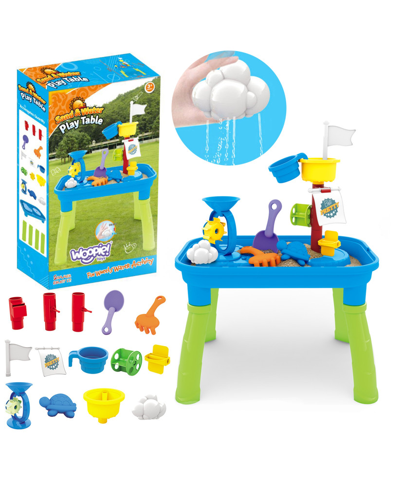 WOOPIE Water Table 2in1 Sandbox Pirate Ship 6 pieces.