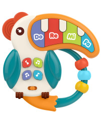 WOOPIE BABY Muusikaline mänguasi Klaver Teether Pelikan 3in1