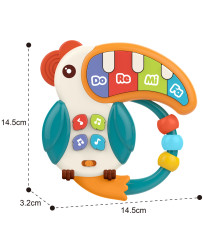 WOOPIE BABY Musical Toy Piano Teether Pelican 3in1