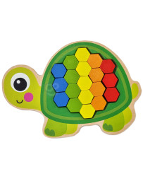 # Toys # # Wooden colored mosaic # # Turtle puzzle #