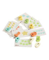 CLASSIC WORLD pastelsete värvidega beebikomplekt, esimesed õppemänguasjad vanuses 12 kuni 18 kuud