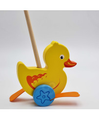 Viga Toys Wood duck pusher