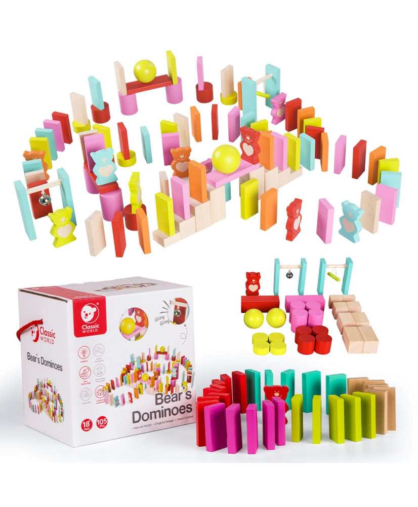 It's a wooden domino for children.