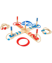 Tooky Toy The wooden game Fun Serso Handcrafted Ring Cross