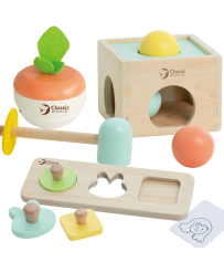 CLASSIC WORLD Pastel Education Kit for Children Box from 6 to 12 months