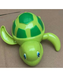 Water turtle screw-on green bath toy