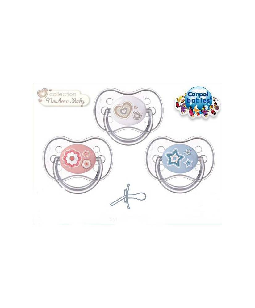 Canpol Babies Newborn Baby Art.22/581 Silicone, symmetrical soother 6-18m