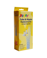 Podee Tube & Nipple Replacement Pack Art.20889 Bērnu barošanas pudelītes knupji un caurulītes papildus komplekts