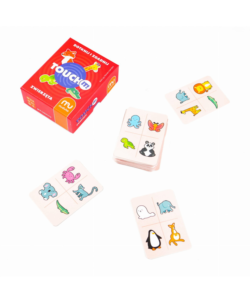 The game Touch it! Touch and Guess. Animals