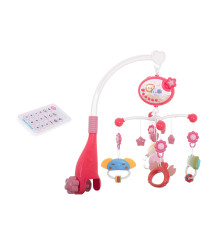 Carousel star design lullabies pink + remote control
