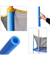 Protector for trampoline posts foam sleeves