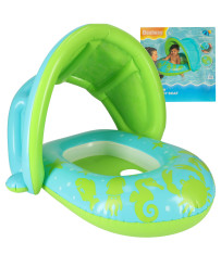 BESTWAY 34091 Inflatable pontoon with canopy green