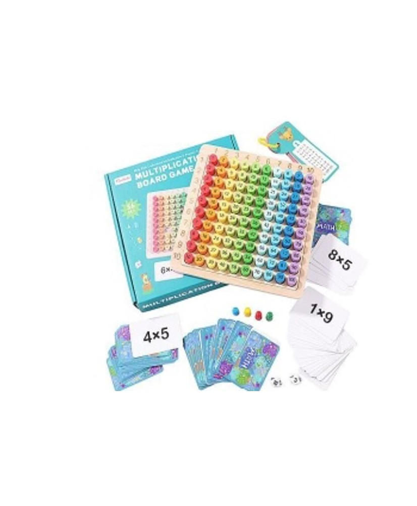 Educational multiplication table toy wooden co