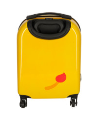 Children's travel suitcase on wheels lion