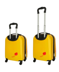 Children's travel suitcase on wheels lion