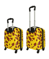 Children's travel suitcase on wheels giraffe