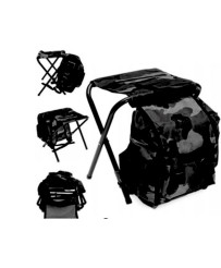 Backless fishing touring chair black