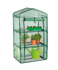 Garden greenhouse with three shelves 69x49x125 5245