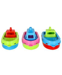Ships swimmers colorful bathtub boats