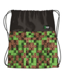 Pixel Cubes children's shoe bag