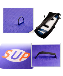 SUP Inflatable board with accessories navy blue 380cm