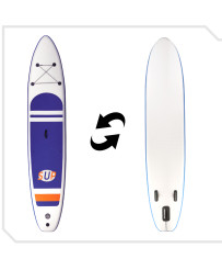 SUP Inflatable board with accessories navy blue 380cm