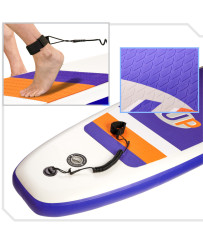 SUP Inflatable board with accessories navy blue 380cm