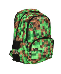 Stright Pixel Cubes School Backpack