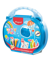 Colorpeps Jumbo art set with crayons case
