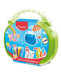 Colorpeps Jumbo art set with crayons case
