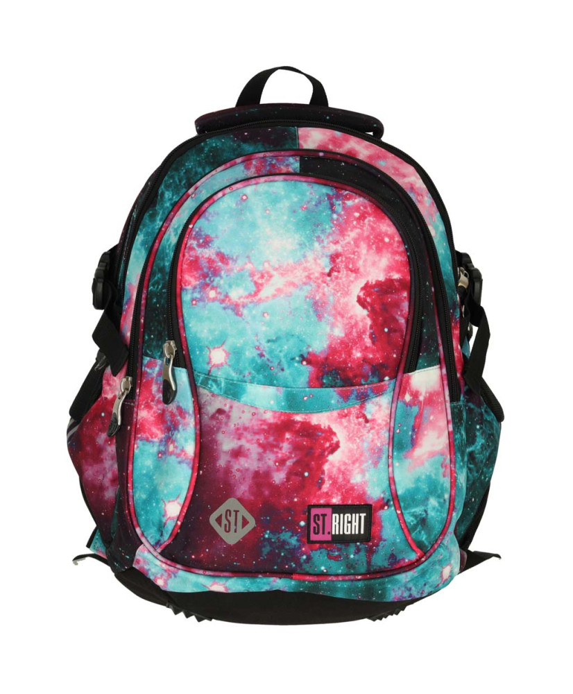 4 compartment school backpack 17 inch cosmos Niebula