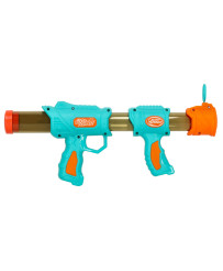 Nerfy 2-in-1 blue cartridge ball gun