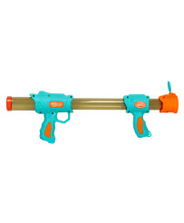 Nerfy 2-in-1 blue cartridge ball gun