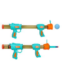 Nerfy 2-in-1 blue cartridge ball gun