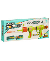 Nerfy 2-in-1 blue cartridge ball gun