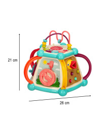 Sensory cube toy for kids 7in1