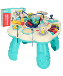 Educational interactive table for children with sound blue