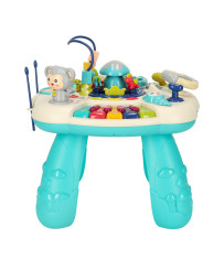 Educational interactive table for children with sound blue