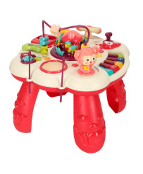 Educational interactive table for children with sound red