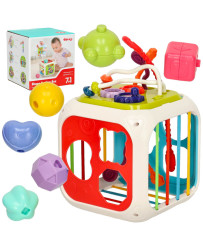 Interactive educational cube sorter for babies cymbals 7in1