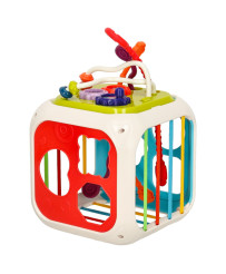 Interactive educational cube sorter for babies cymbals 7in1