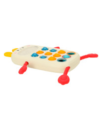 Montessori sensory toy for babies phone with buttons human.