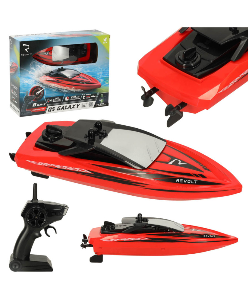 RC remote control boat Revolt Q5 Galaxy red