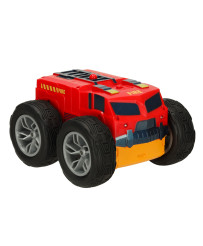 RC Revolt 2 Sided Rescue Racer remote controlled car blue