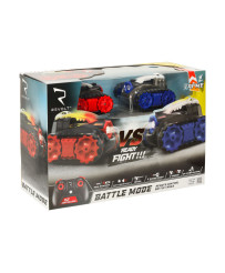 RC Revolt BATTLE remote control car battle mode sound lights 2pak