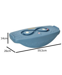 Floor balancing balance board navy blue