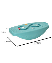 Floor balancing balance board turquoise