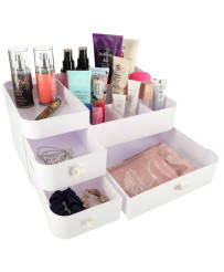 Cosmetics organizer for bathroom casket