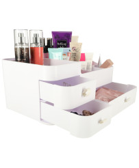 Cosmetics organizer for bathroom casket