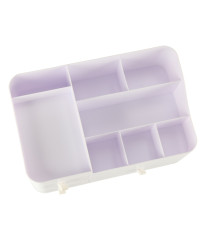 Cosmetics organizer for bathroom casket